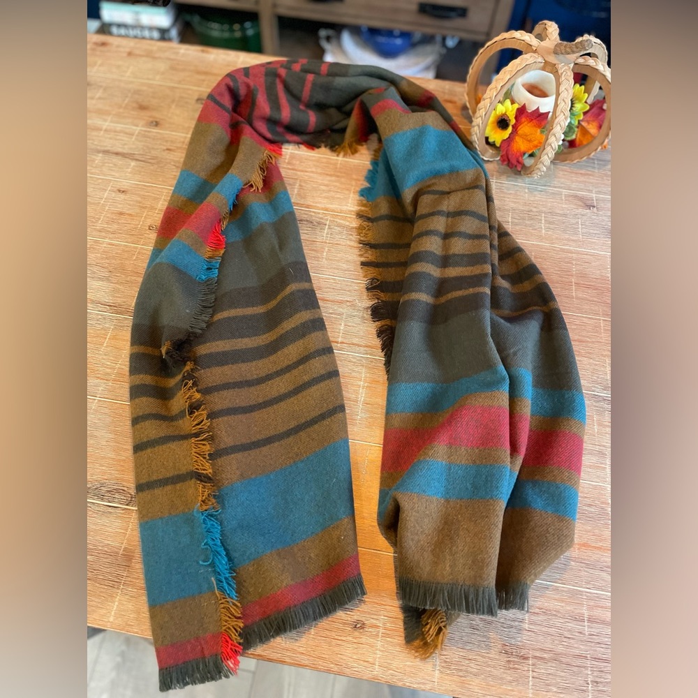 L.L. Bean Coffee Bean Blanket Scarf
